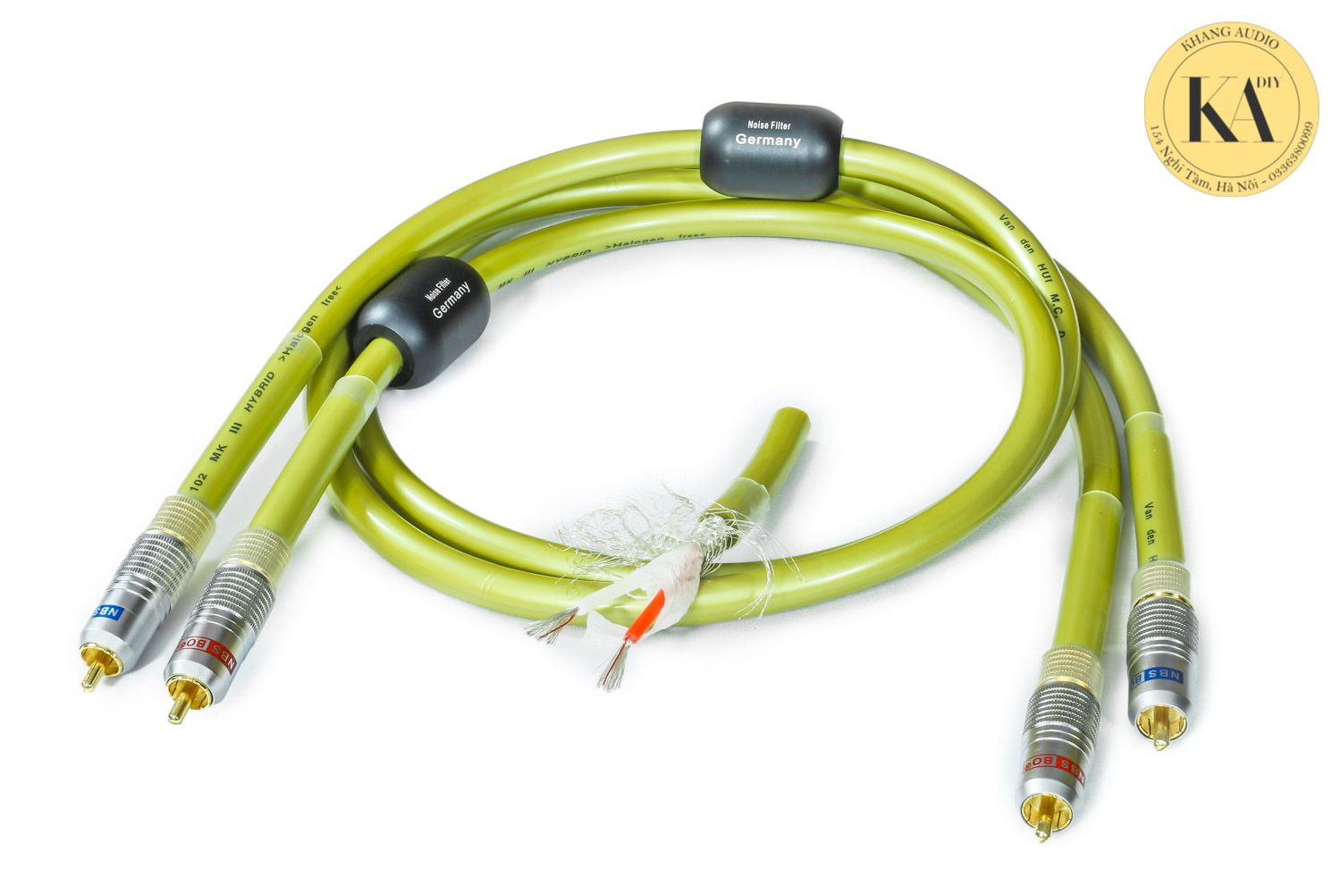 Dây AV Vandenhul DIY Có Cục Lọc Khang Audio 0336380099