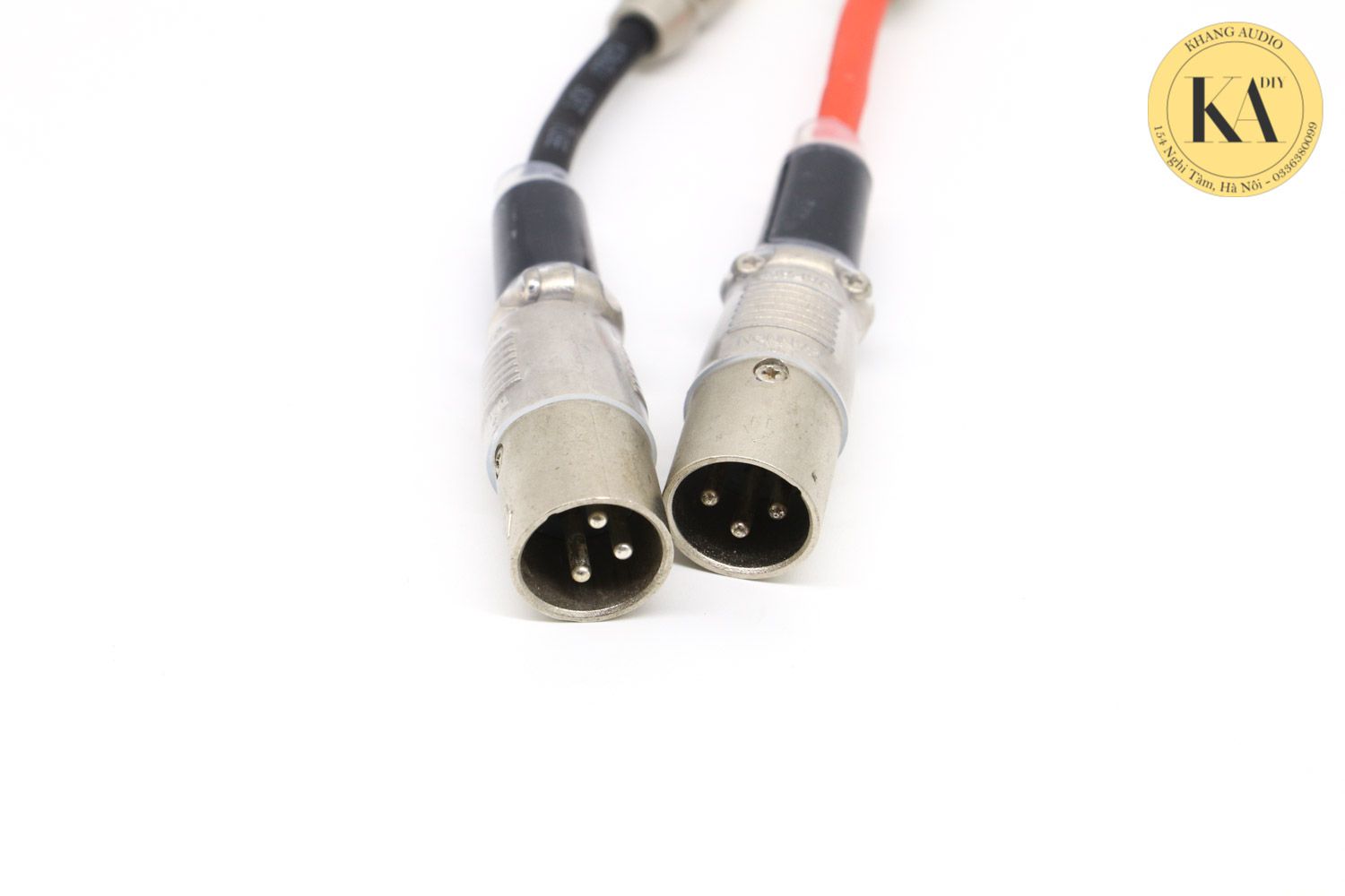 Bộ Chuyển 1 Đầu Balance Đực - 1 Đầu Cọc RCA (Hoa Sen) 2 Cái Khang Audio 0336380099