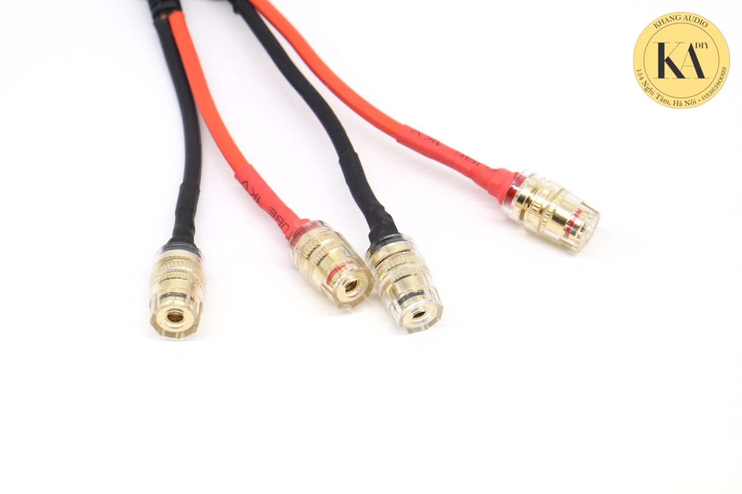 Bộ Chuyển Giắc Loa Đức Cổ Ra Cọc Loa Bắp Chuối 4 Cái Khang Audio 0336380099