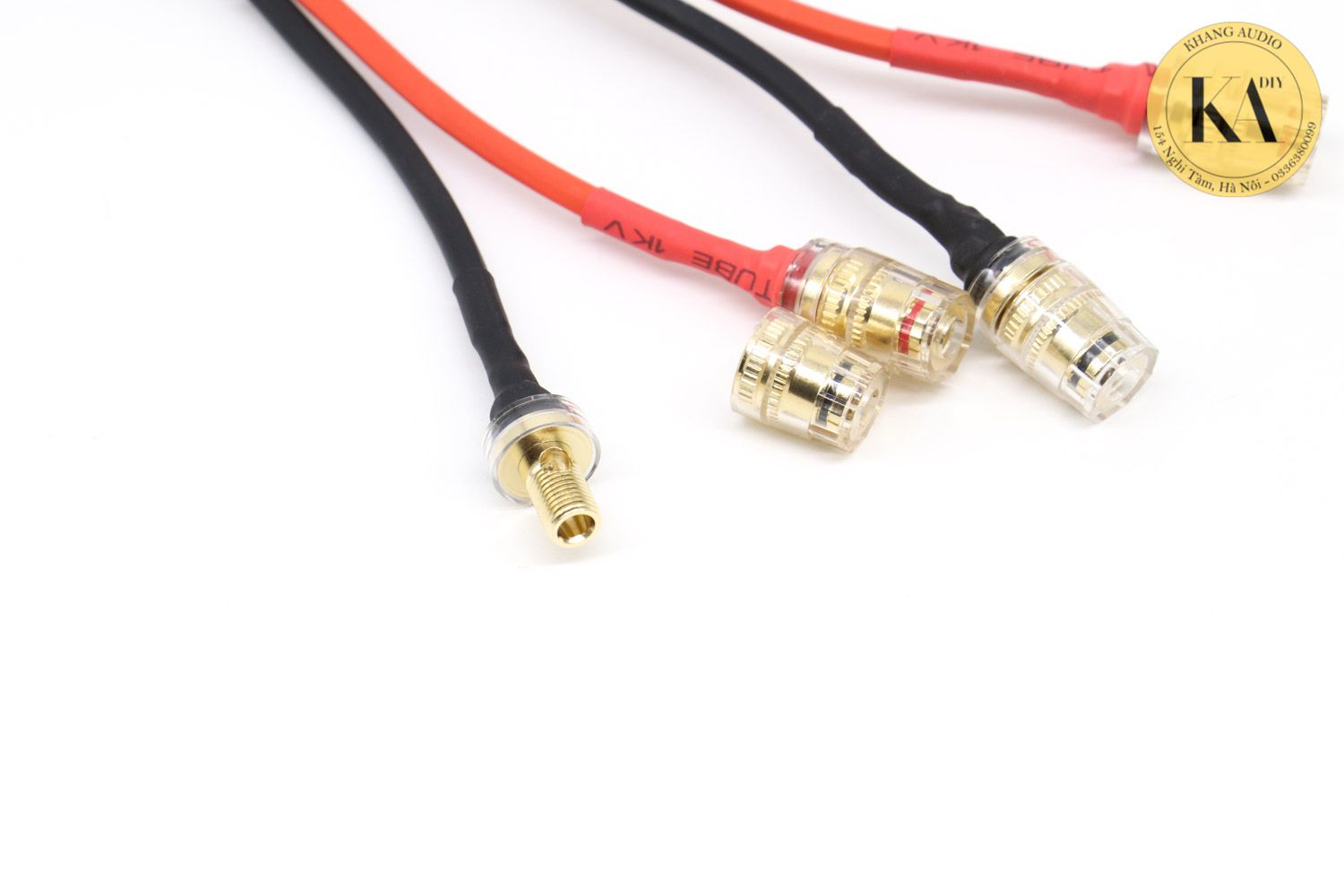 Bộ Chuyển Giắc Loa Đức Cổ Ra Cọc Loa Bắp Chuối 4 Cái Khang Audio 0336380099