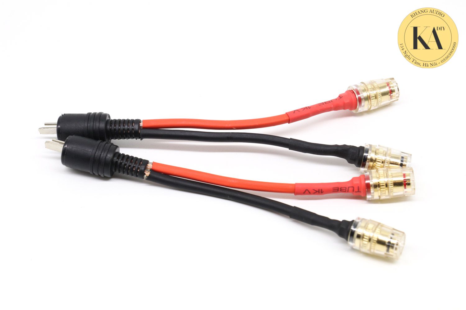 Bộ Chuyển Giắc Loa Đức Cổ Ra Cọc Loa Bắp Chuối 4 Cái Khang Audio 0336380099