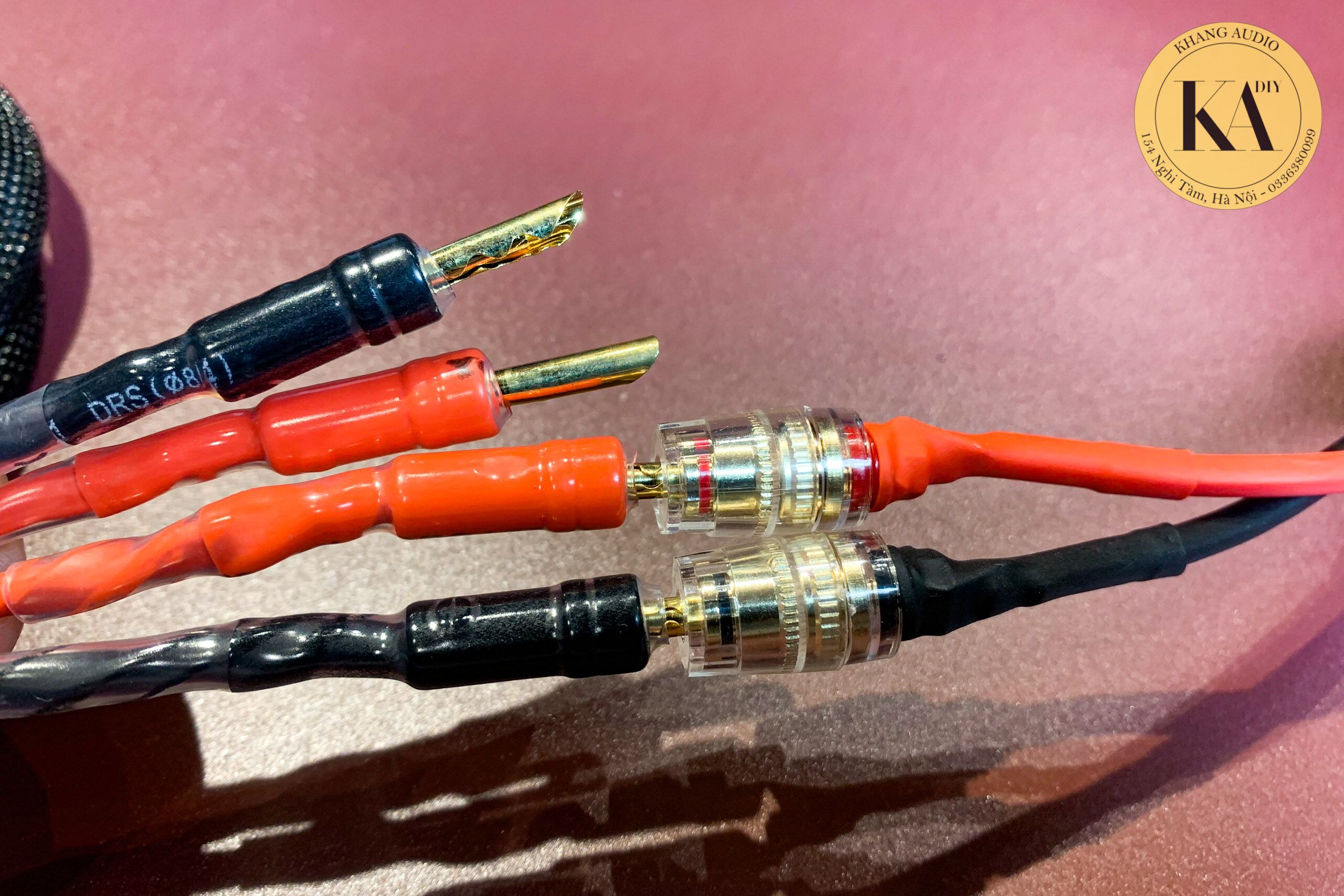 Bộ Chuyển Giắc Loa Đức Cổ Ra Cọc Loa Bắp Chuối 4 Cái Khang Audio 0336380099
