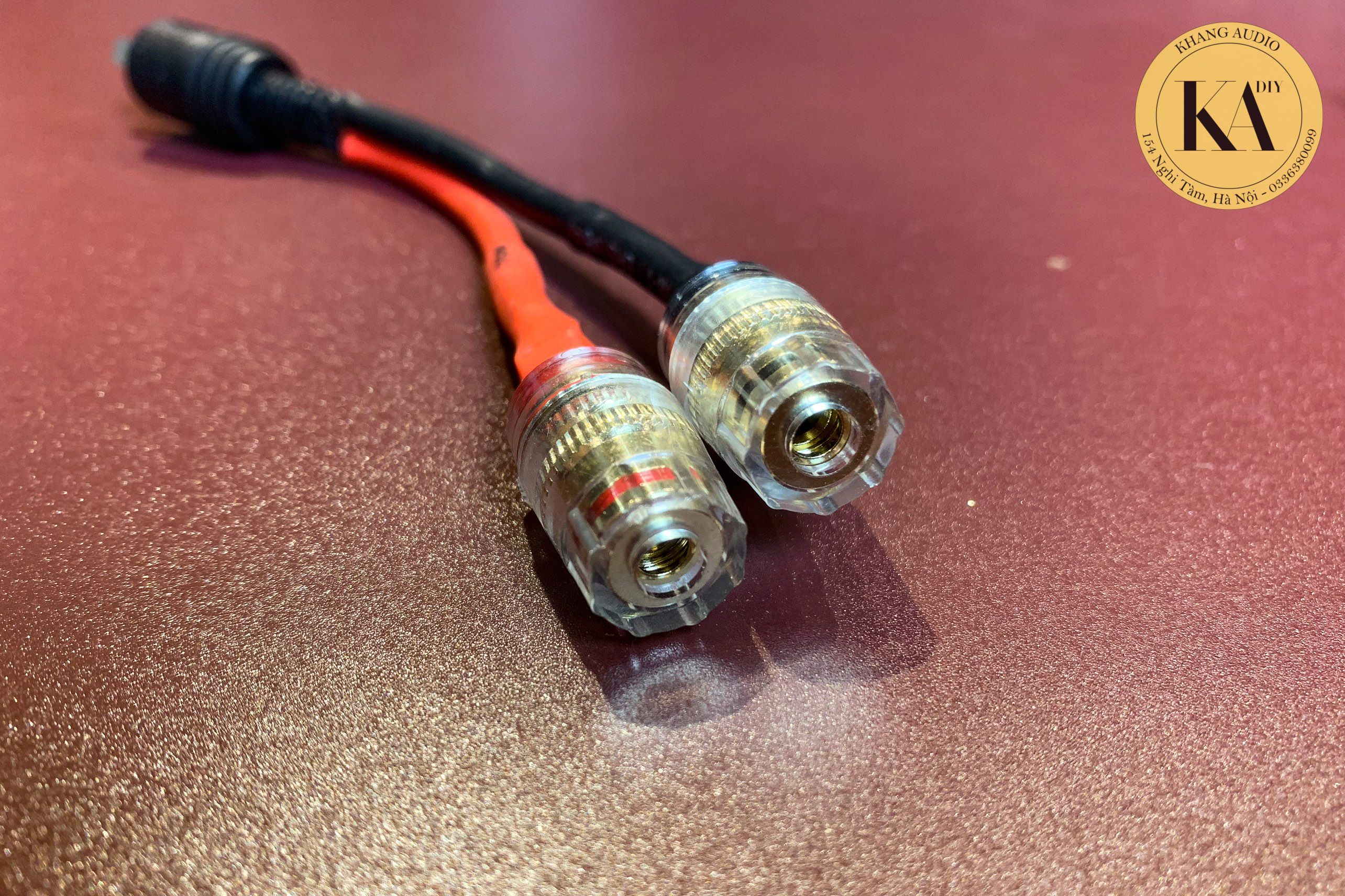 Bộ Chuyển Giắc Loa Đức Cổ Ra Cọc Loa Bắp Chuối 4 Cái Khang Audio 0336380099