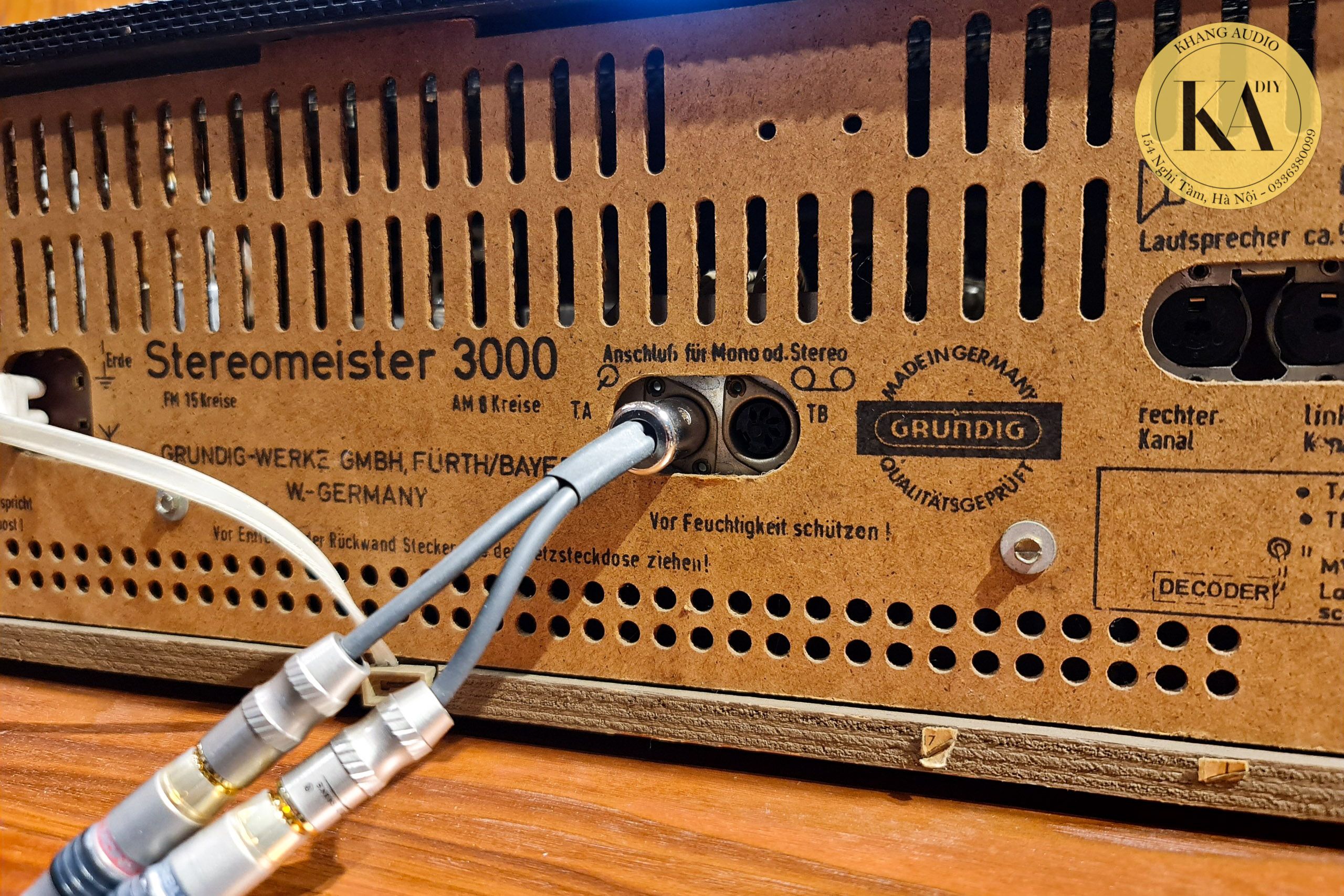 Bộ Chuyển Giắc Loa Đức Cổ Ra Cọc Loa Bắp Chuối 4 Cái Khang Audio 0336380099