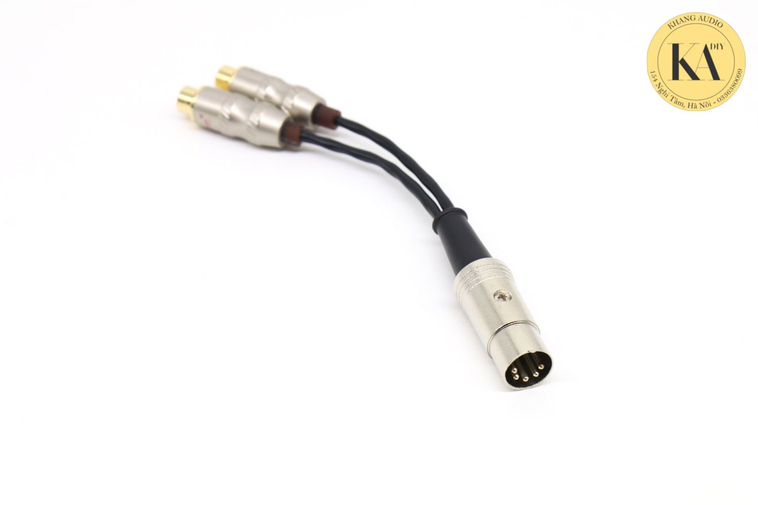 Bộ Chuyển Giắc Tín Hiệu 5 Chân Ra RCA (Hoa Sen) Khang Audio 0336380099