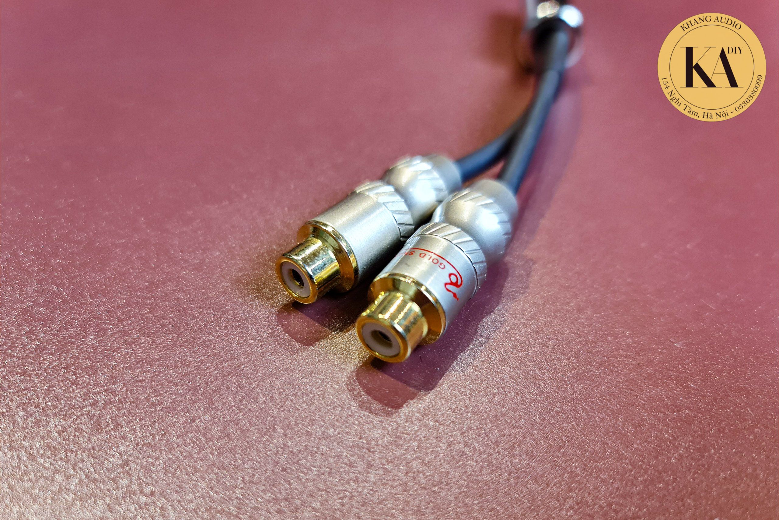 Bộ Chuyển Giắc Tín Hiệu 5 Chân Ra RCA (Hoa Sen) Khang Audio 0336380099