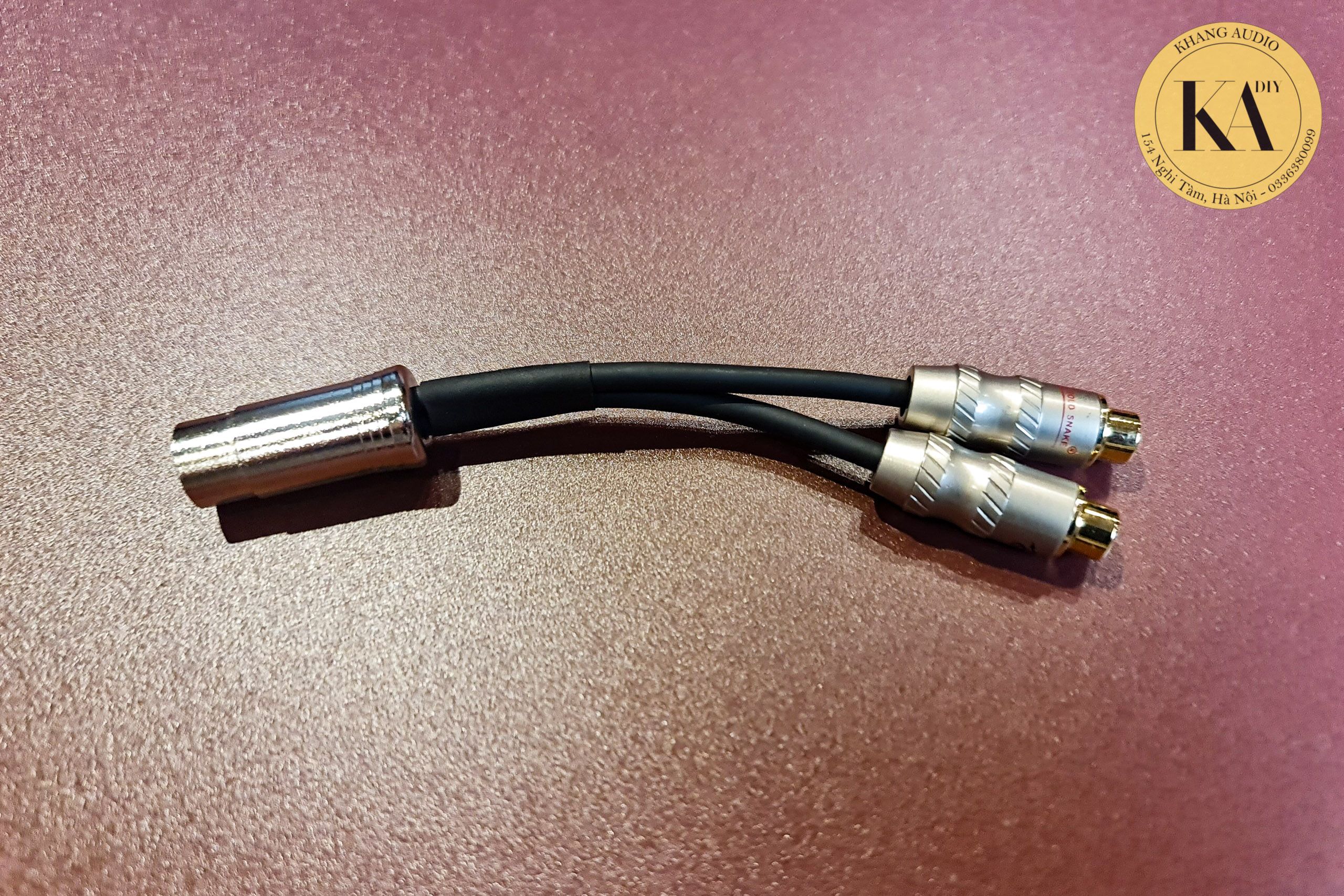 Bộ Chuyển Giắc Tín Hiệu 5 Chân Ra RCA (Hoa Sen) Khang Audio 0336380099