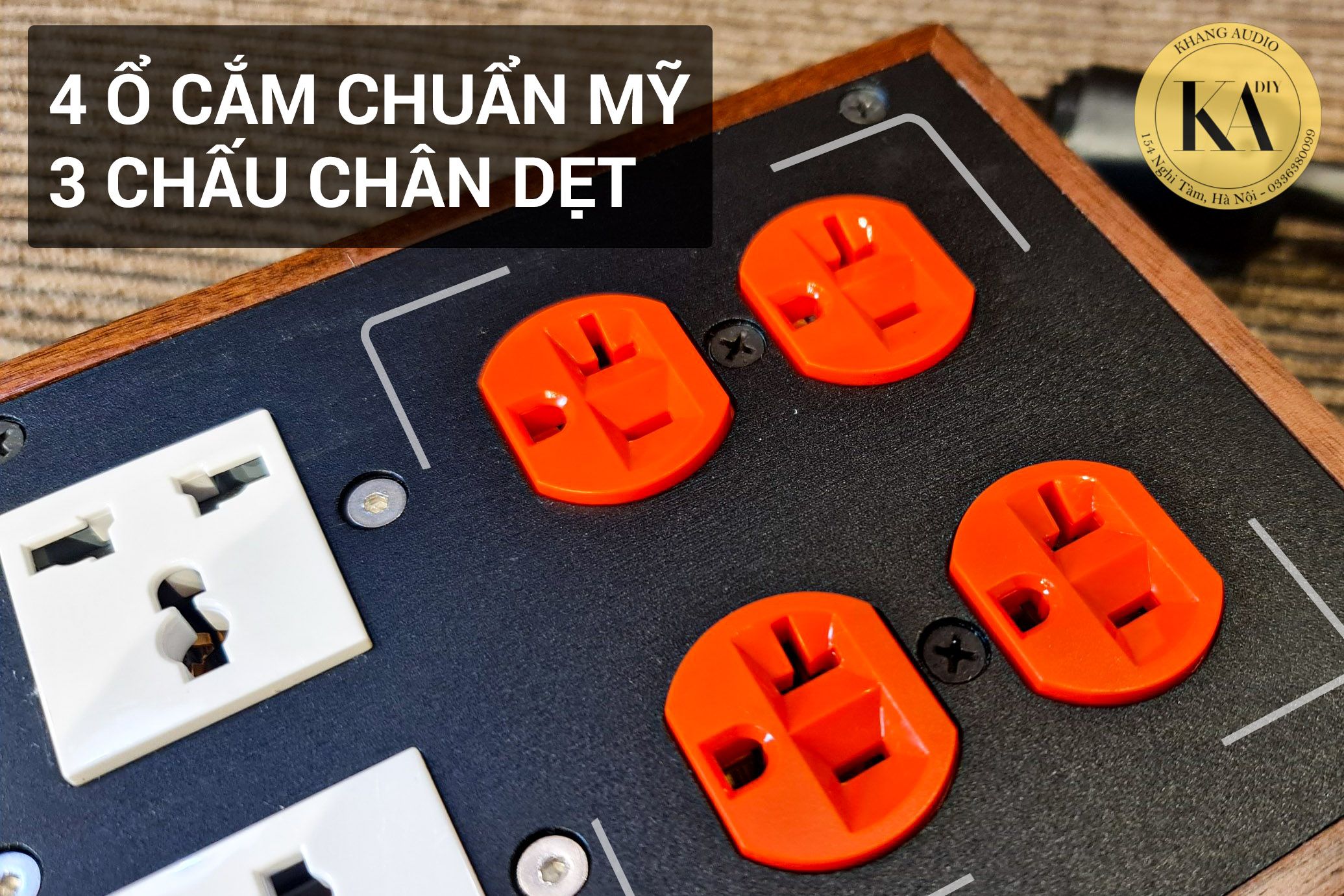 ổ cắm lọc điện chuyên dụng cho audio