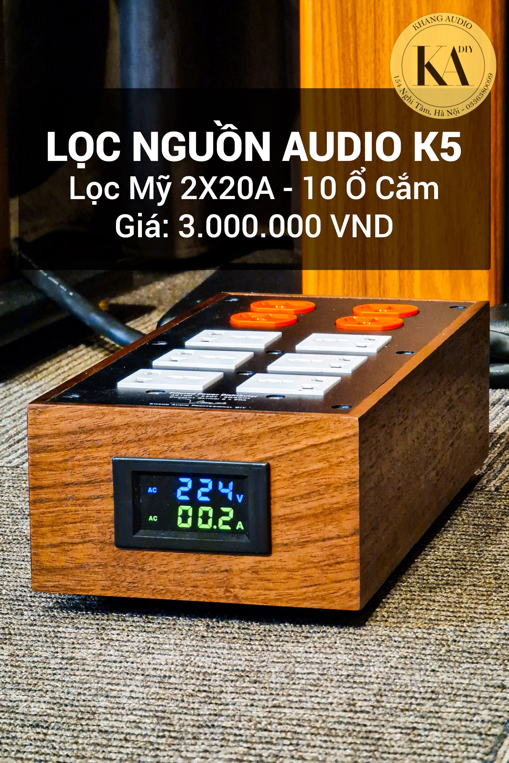ổ cắm lọc điện