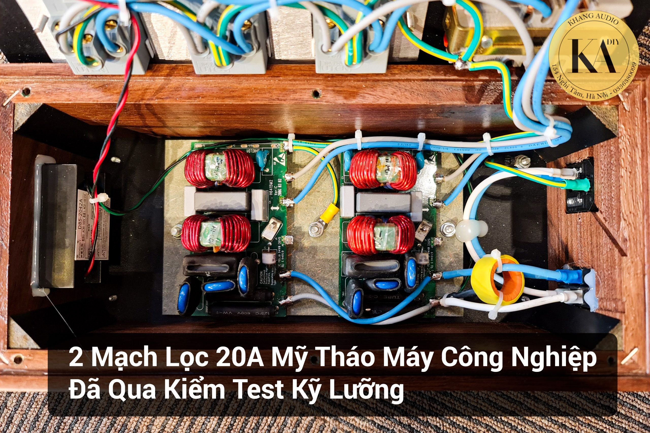 ổ cắm lọc điện cho audio