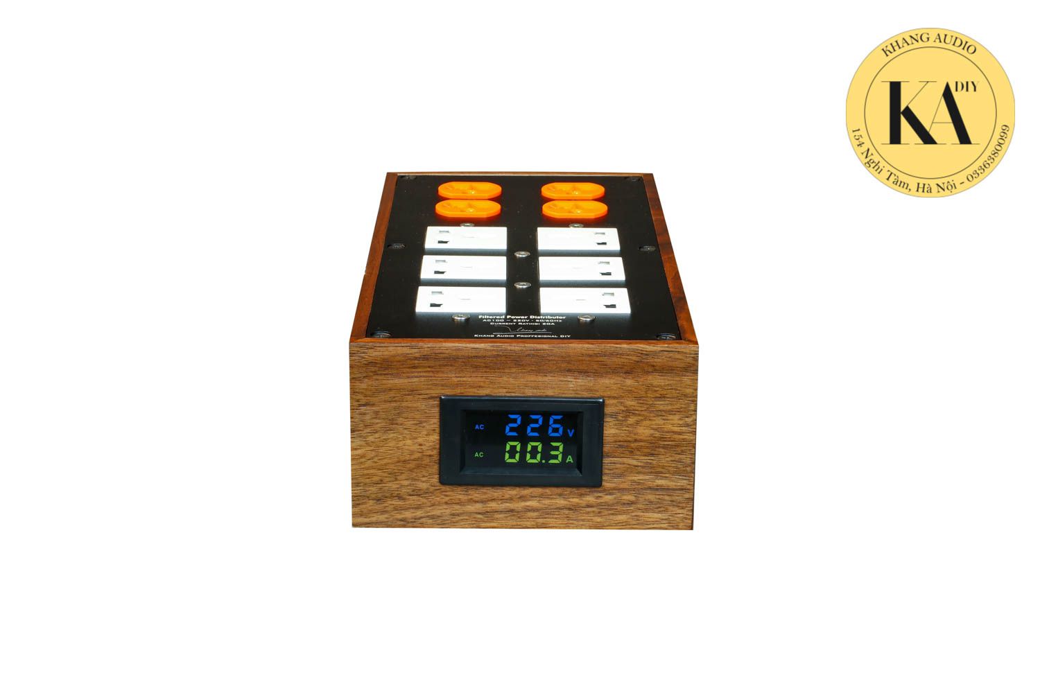 Lọc Điện K5 40A(20A*2) 10 Ổ Cắm Khang Audio DIY 0336380099