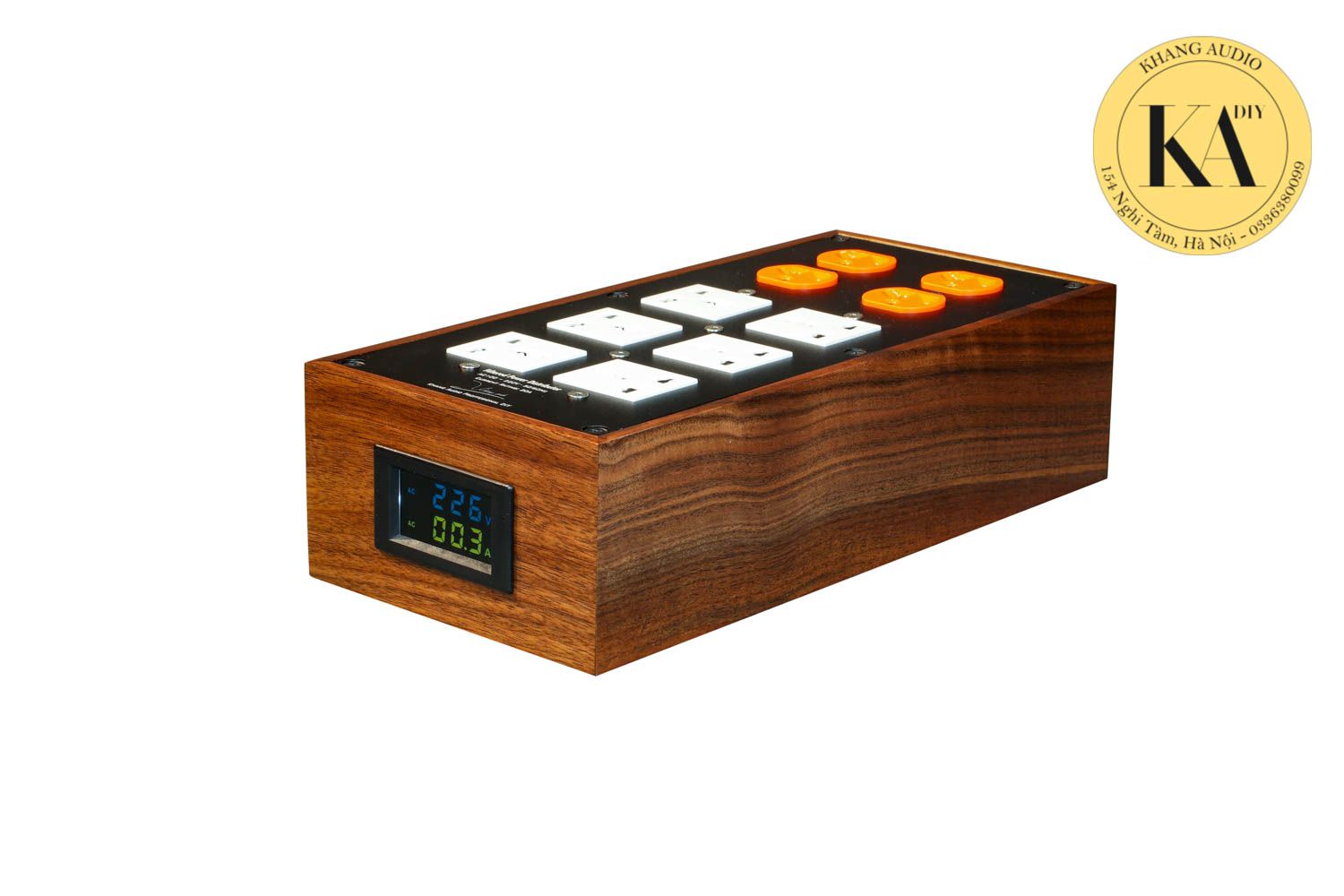 Lọc Điện K5 40A(20A*2) 10 Ổ Cắm Khang Audio DIY 0336380099