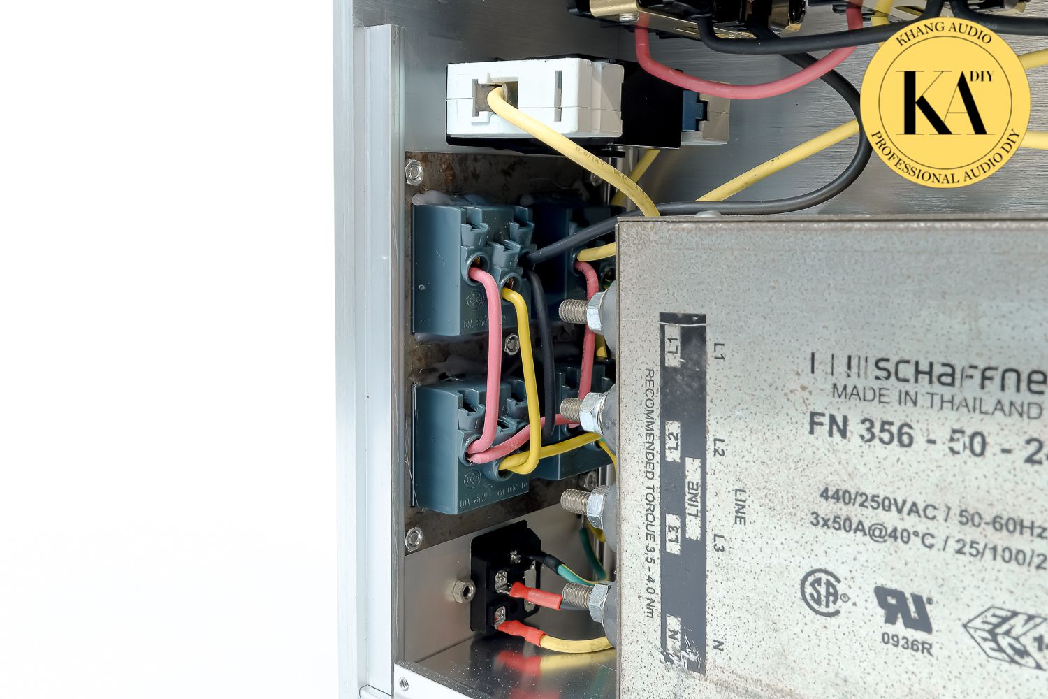 Lọc Điện Quai Xách Schaffner 50A Thụy Sĩ