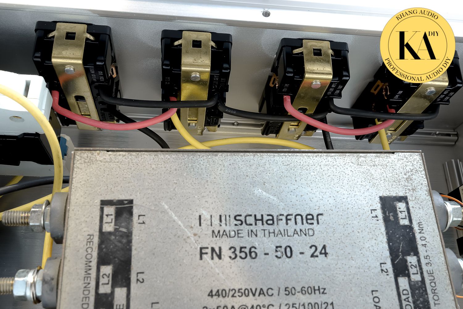 Lọc Điện Quai Xách Schaffner 50A Thụy Sĩ