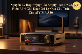 Nguyên Lý Hoạt Động Của Amply Liền DAC: Hiểu Rõ 4 Giai Đoạn Xử Lý Qua Cấu Trúc Của AIYIMA A80