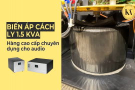Biến Áp Cách Ly 1.5KVA Hàng Cao Cấp Chuyên Dụng Cho Audio