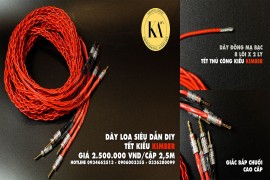 Dây Loa Siêu Dẫn Bọc Teflon Tết Kiểu Kimber DIY