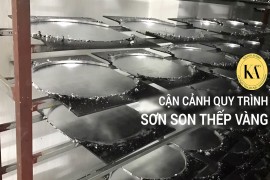 Cận Cảnh Quy Trình Sơn Son Thếp Vàng Được Áp Dụng Trên Loa Kèn Khang Audio DIY