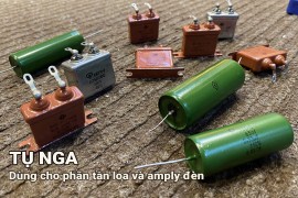 Tụ dầu Nga chuyên dụng làm amply đèn và phân tần loa
