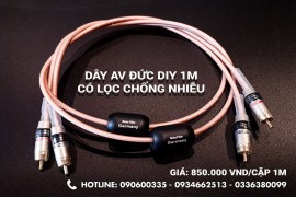 Bừng sáng hệ thống audio với cặp dây AV Đức DIY