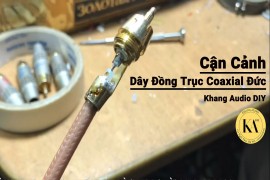 Cận Cảnh Dây Đồng Trục Coaxial Đức Khang Audio DIY
